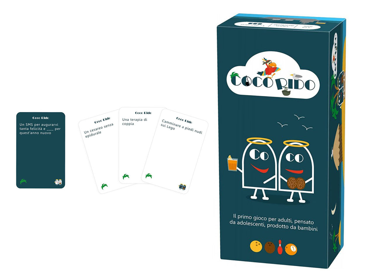 Coco Rido 2  versione 2,0, Gioco da Tavolo per Adulti con Humor Nero, per 3-10 Giocatori, dai 18 Anni in su | Asmodee