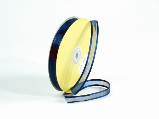 Organza satin 12x50mt.blu satin12-095