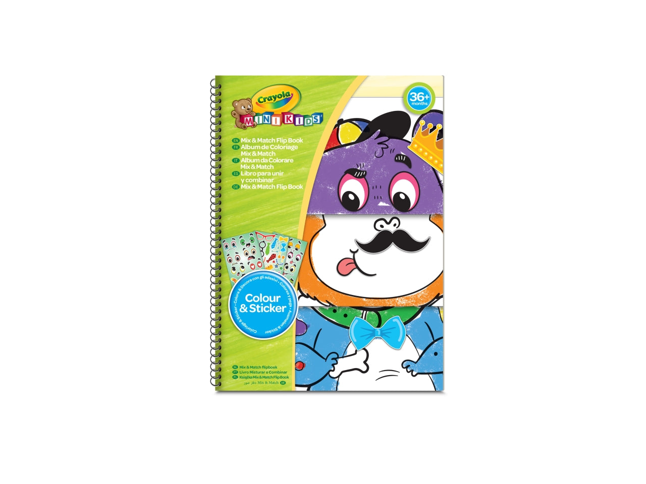 Album Abbina e Colora Crayola Mini Kids