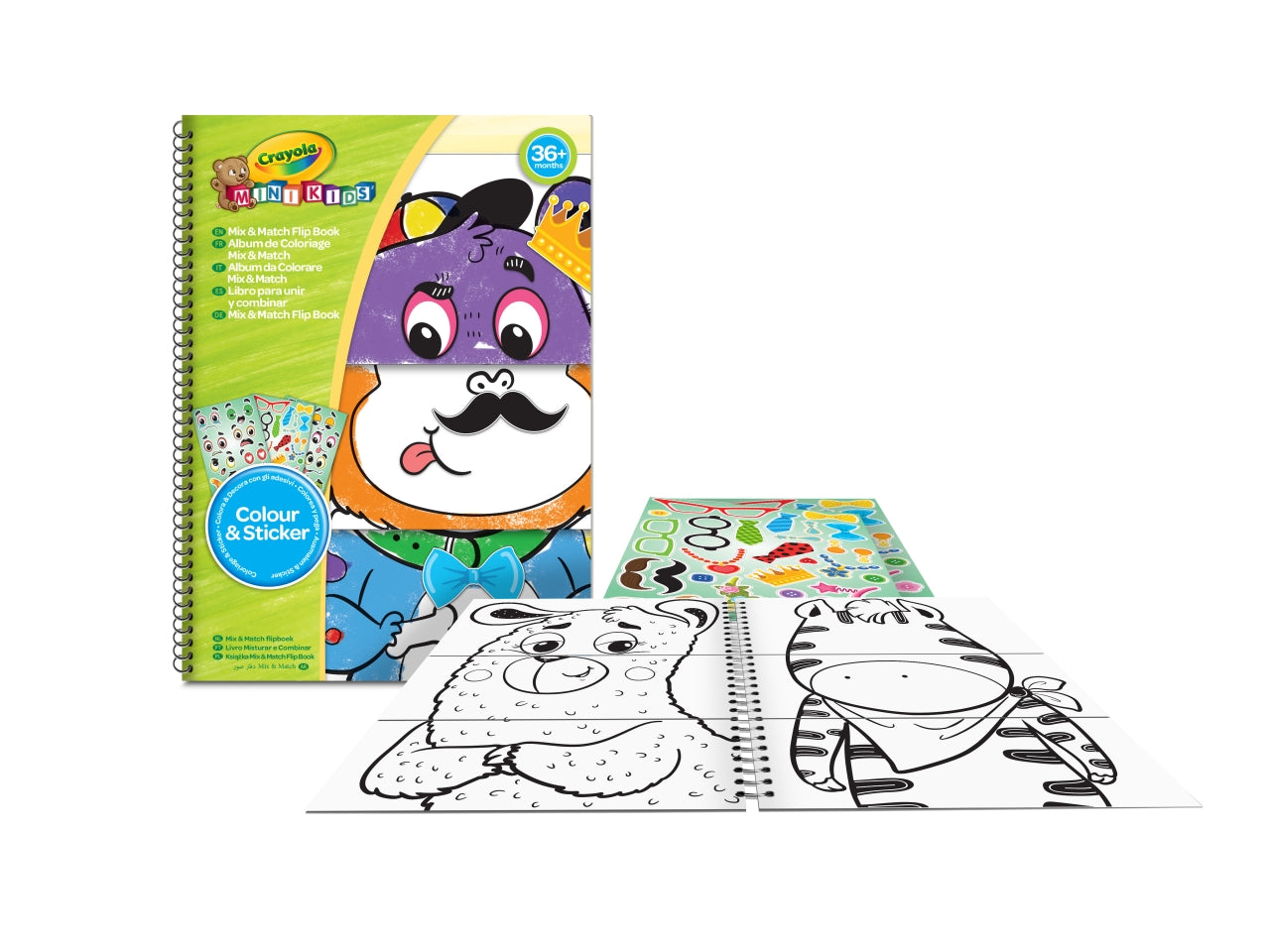 Album Abbina e Colora Crayola Mini Kids