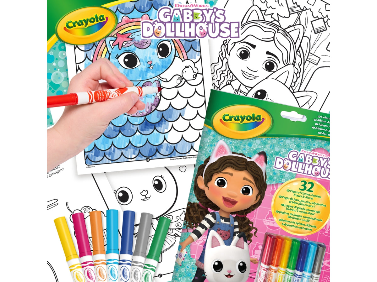 Album attivita coloring gabby doll's house