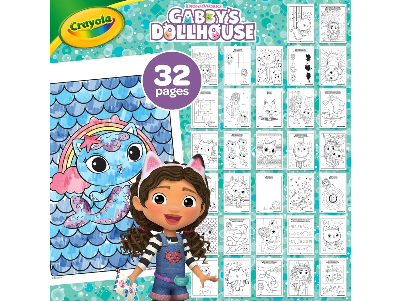 Album attivita coloring gabby doll's house