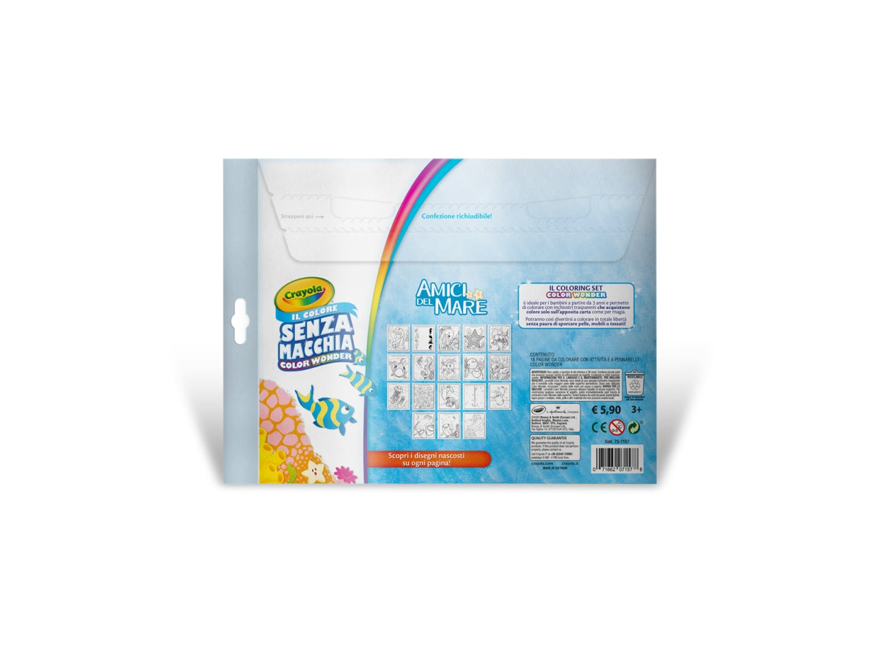 Coloring Set Crayola Amici del Mare Color Wonder