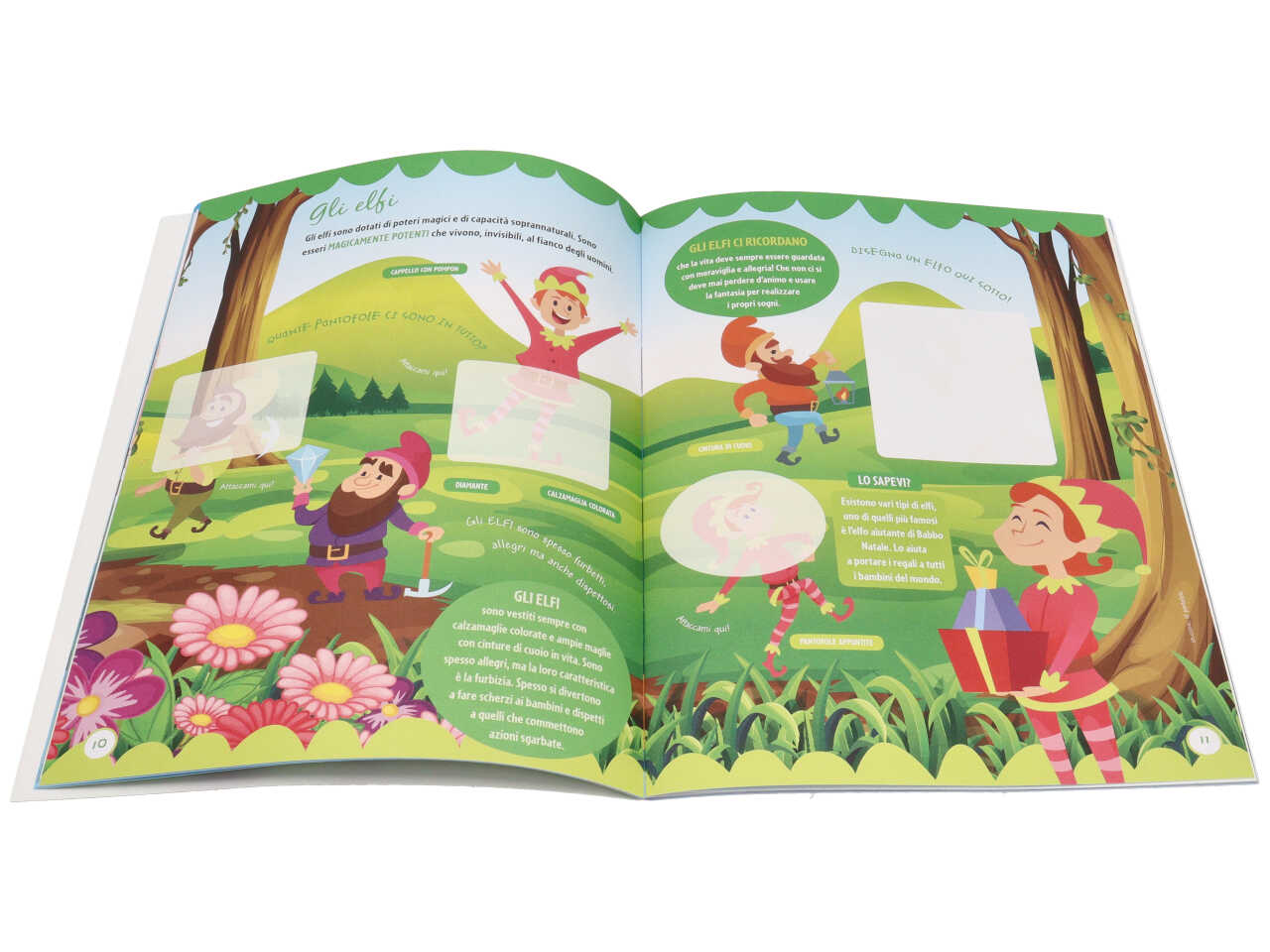 Libro con stickers