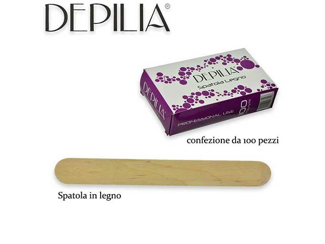 Spatola legno 100 pezzi 314spl