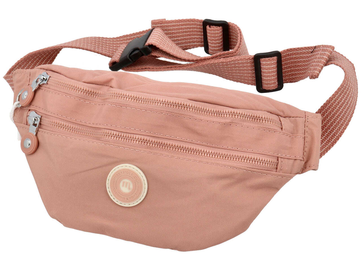 Marsupio in nylon misura 29x15x8cm colore rosa $