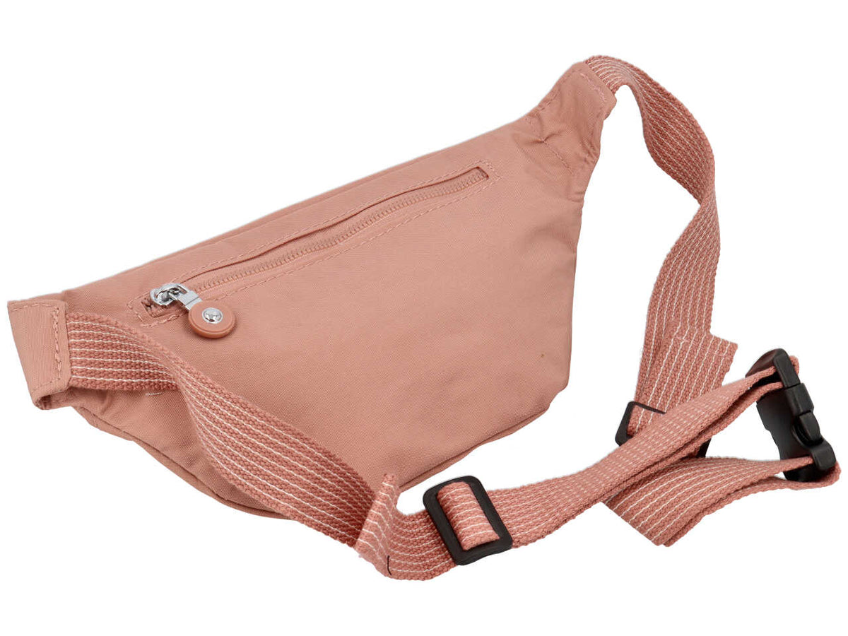 Marsupio in nylon misura 29x15x8cm colore rosa $