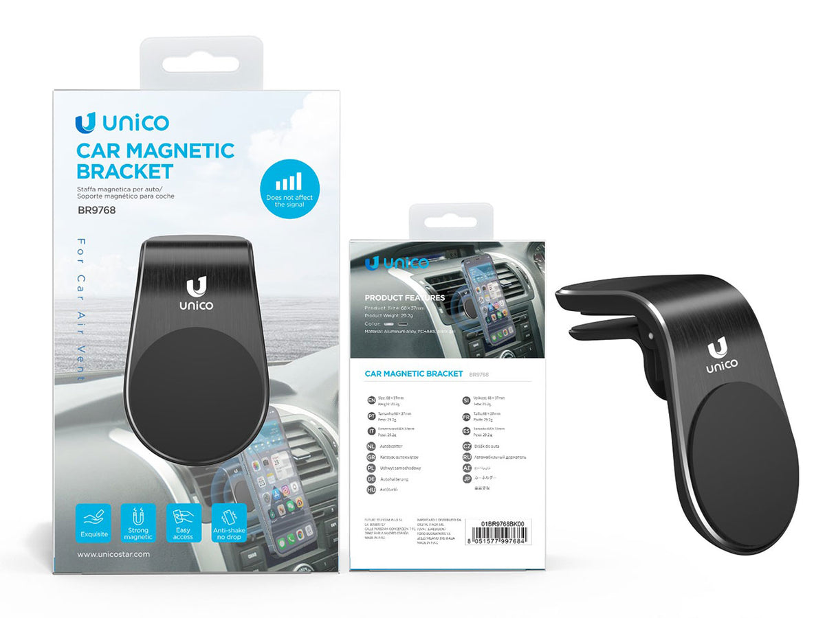 Supporto smartphone magneticoÂ perÂ auto