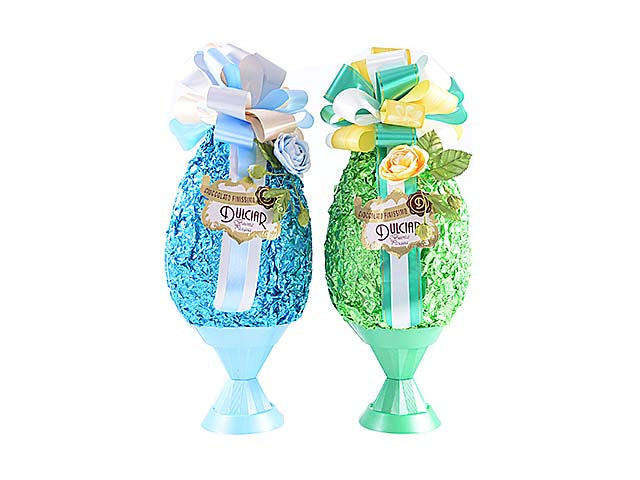 Uovo di cioccolato fondente Dulciar goffrato 1kg