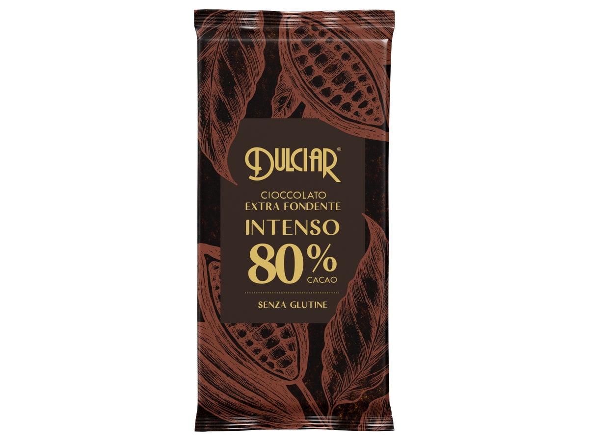 Intenso tavoletta fondente 80% cacao 80gr