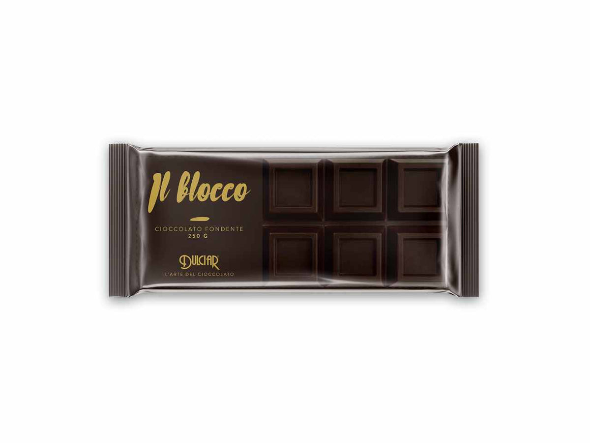Tavoletta fondente il blocco 250gr tf250