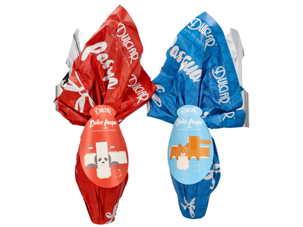 Uovo di cioccolato fondente Dulciar fazzoletto 320gr
