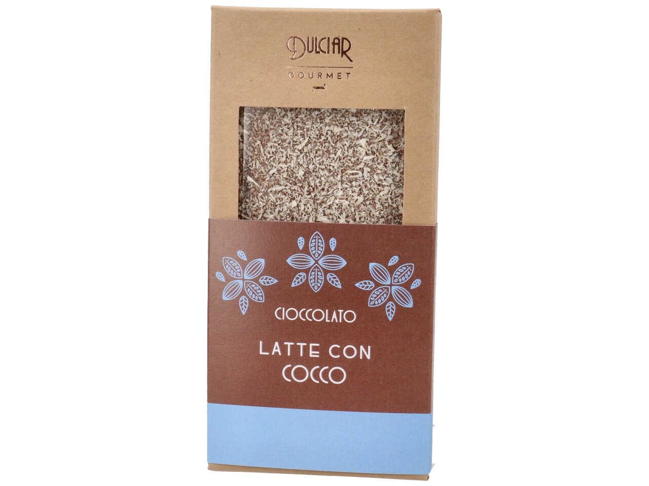 Tavoletta gourmet latte e cocco 100gr $