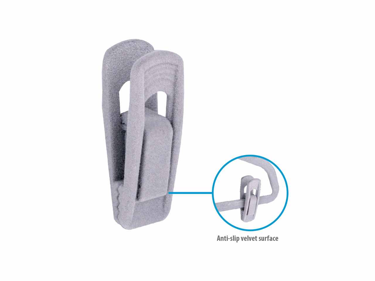 Alpina accessori per vestiti 6 pezzi 5,5x2x2,5cm