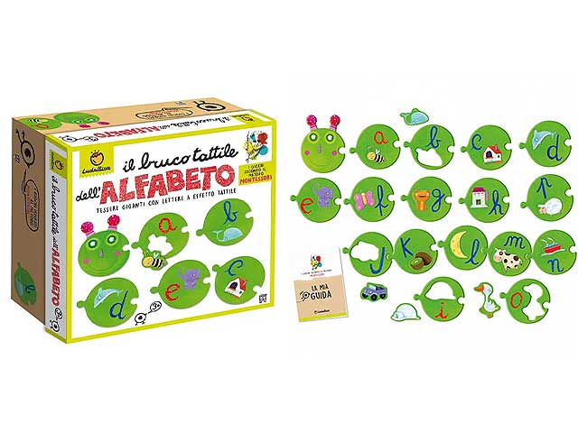 Montessori il bruco tattile  20743