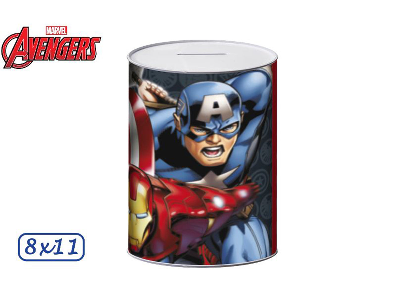 Salvadanaio gold 8x11 avengers