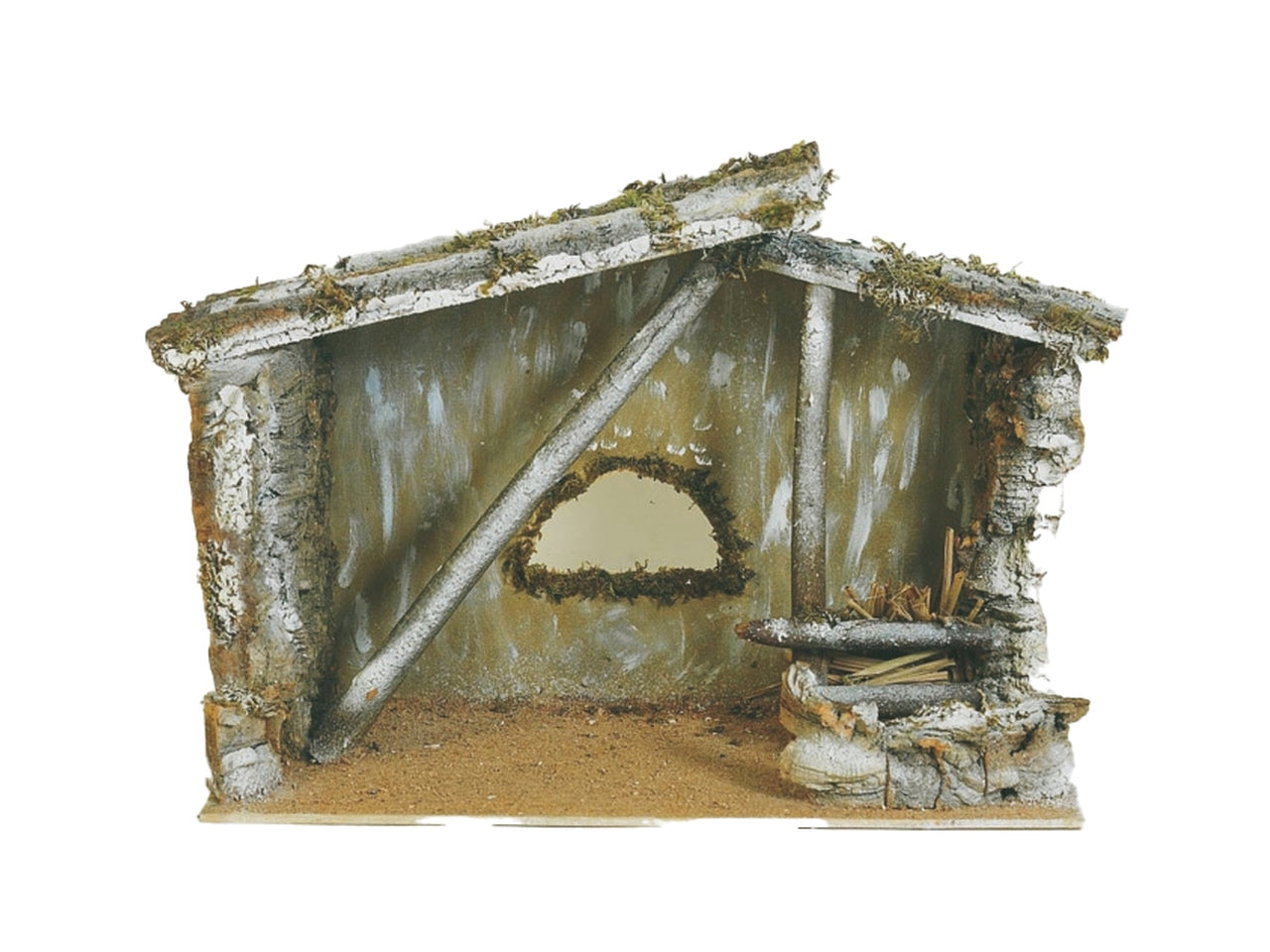 Capanna innevata vuota 40x20x28cm