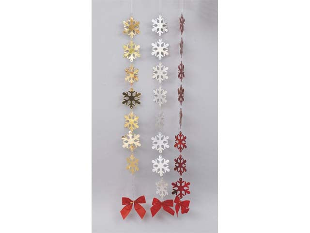 Collana 8 fiocchi neve 82cm ac-19183