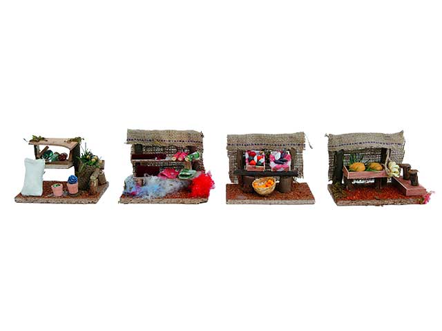 Accessorio per presepe, scena banco 8x14xh10 pr-22971