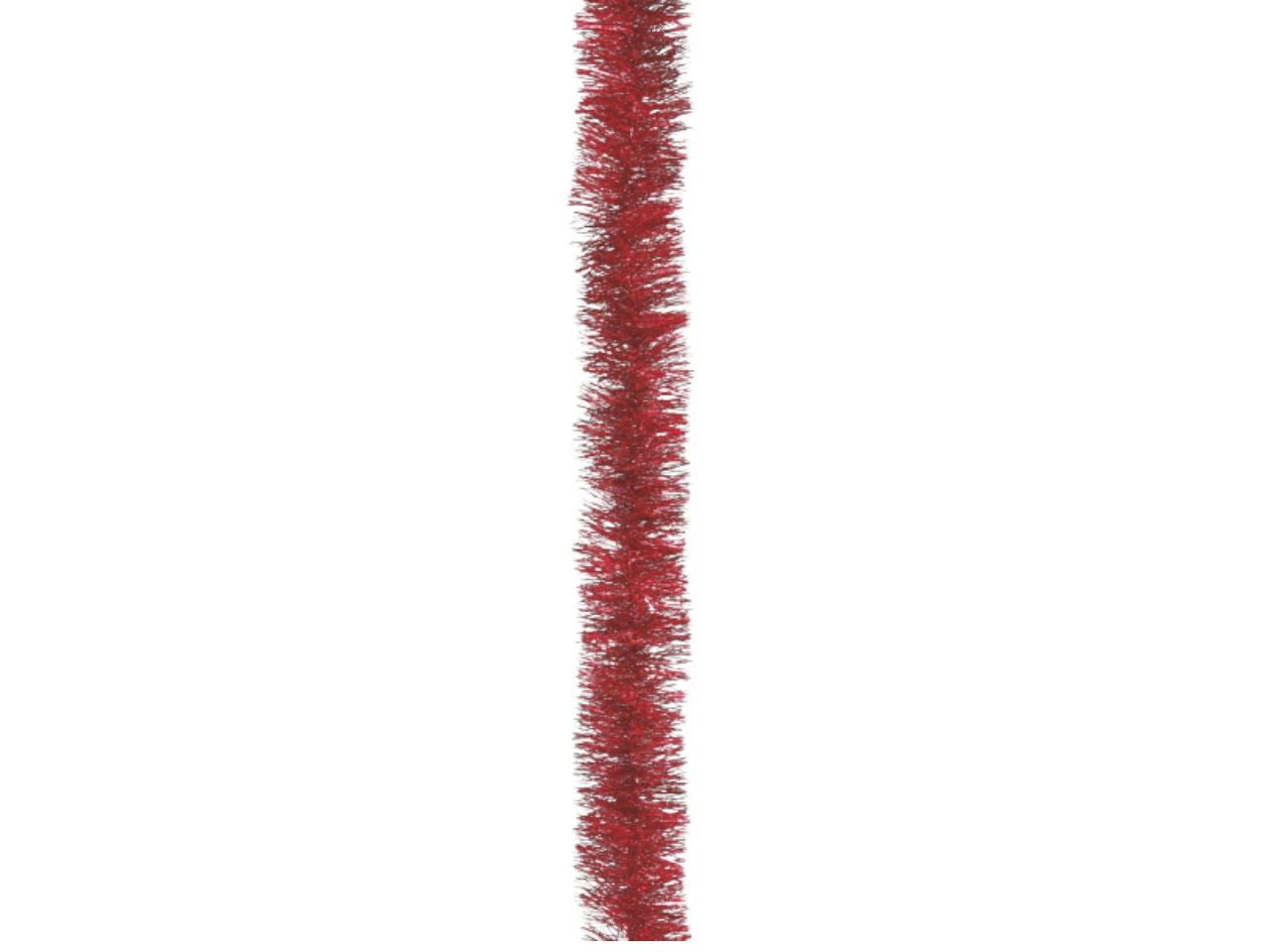 Filo decorativo 200cm diametro 8cm rosso