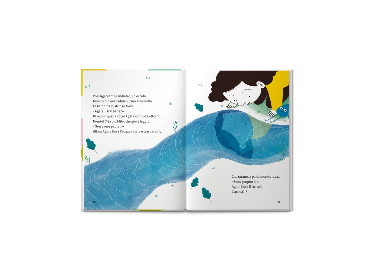 Libro interattivo Agata e la voce dell'acqua per il Cantastorie per Bambini | Faba