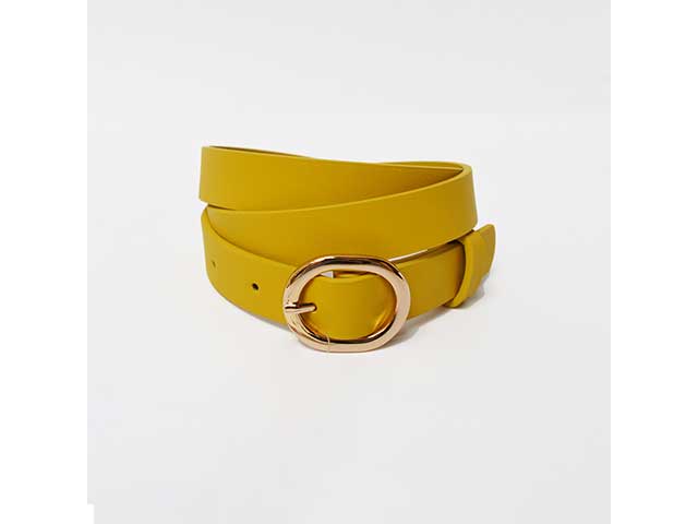 Cintura 110cm ecopelle senape 269740