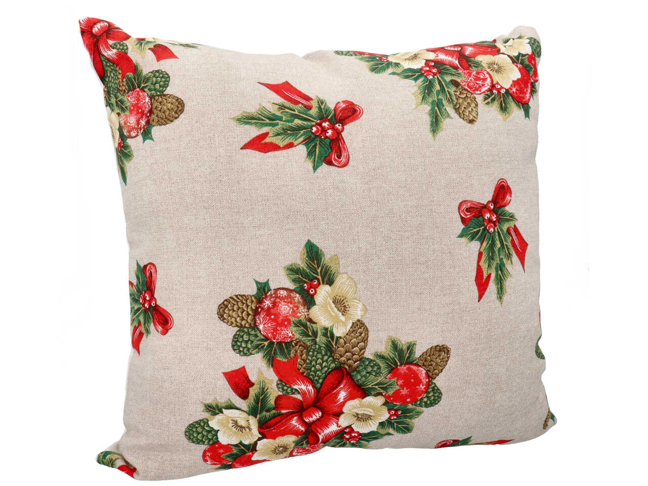Cuscino 42x42 doppio natalizio velluto $
