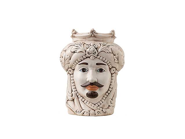 Vaso testa di moro h25 vintage k01/25v