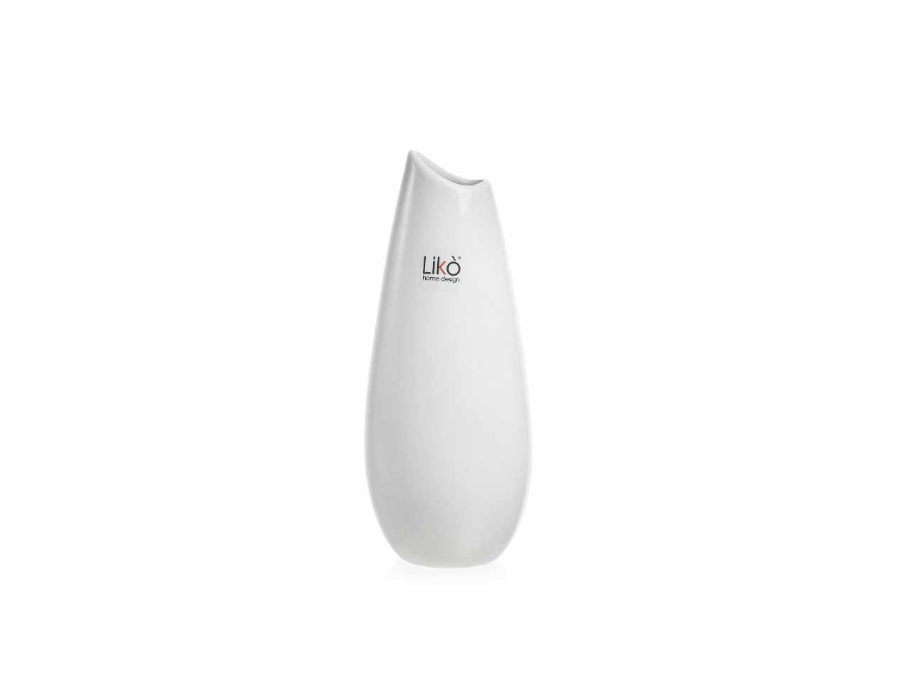 Vaso linea panama h.20xd.8,2cm colore bianco