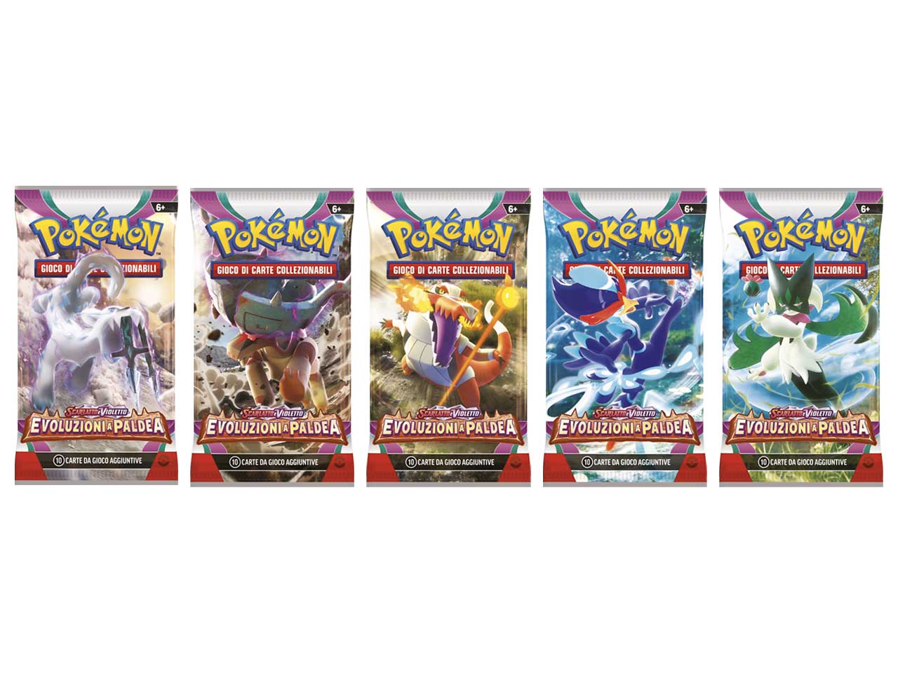 Bustina Carte PokÃ©mon Scarlatto e Violetto Evoluzioni A Paldea - Game Vision $
