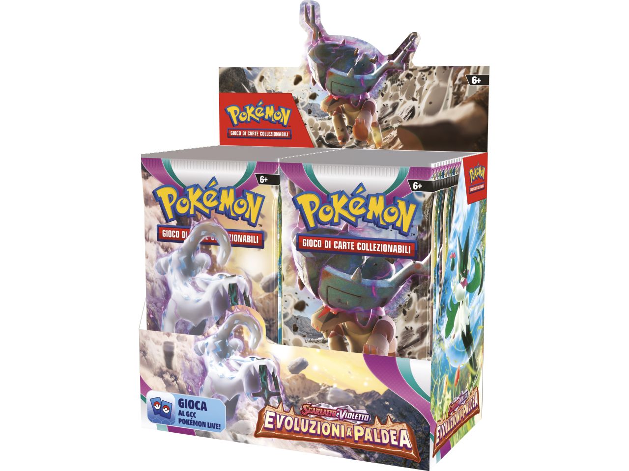 Bustina Carte PokÃ©mon Scarlatto e Violetto Evoluzioni A Paldea - Game Vision $