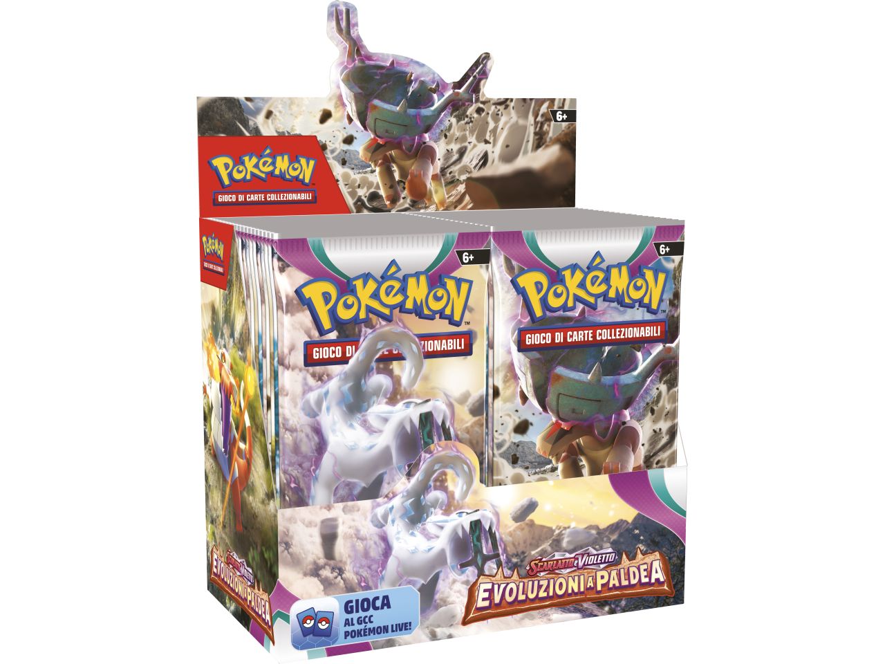 Bustina Carte PokÃ©mon Scarlatto e Violetto Evoluzioni A Paldea - Game Vision $
