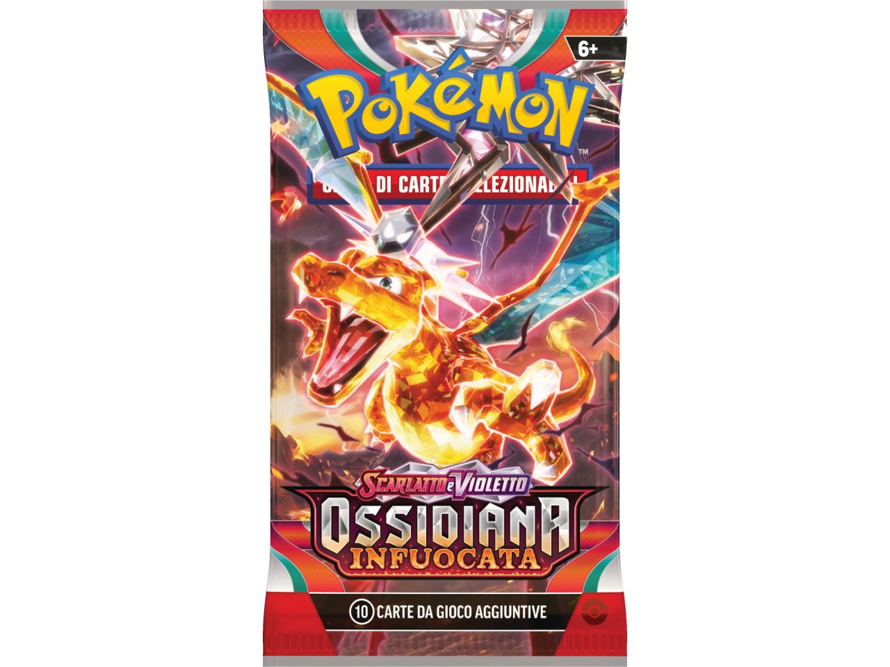Bustina Carte PokÃ©mon Scarlatto E Violetto Ossidiana Infuocata - Game Vision $