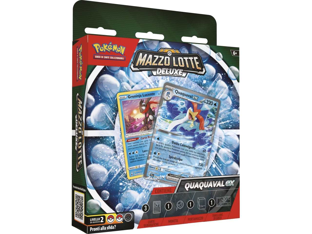 Mazzo Carte PokÃ©mon Lotte Deluxe Quaquaval-ex e Meowscarada-ex  - Game Vision