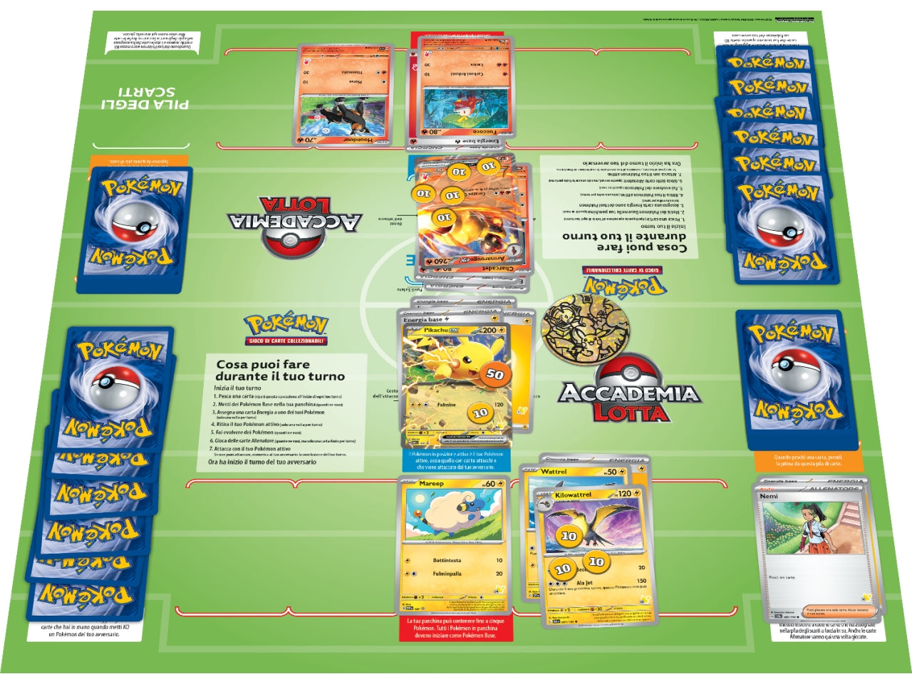 Carte PokÃ©mon Accademia Lotta serie III - Game Vision