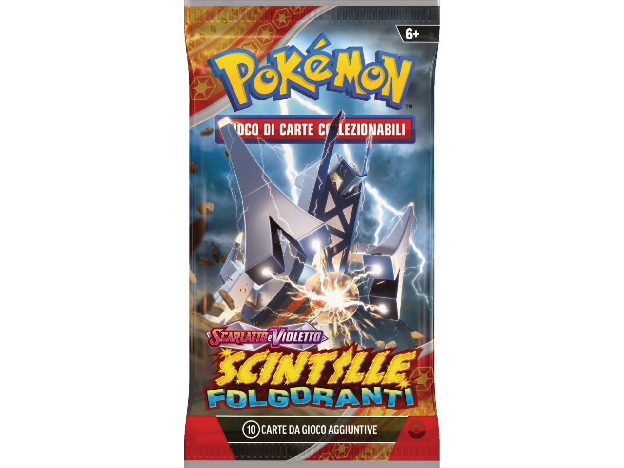 Bustina Singola PokÃ©mon Scarlatto e Violetto 08 - Multicolor, Plastica e Carta, EtÃ  6+ la busta contiene 10 pezzi