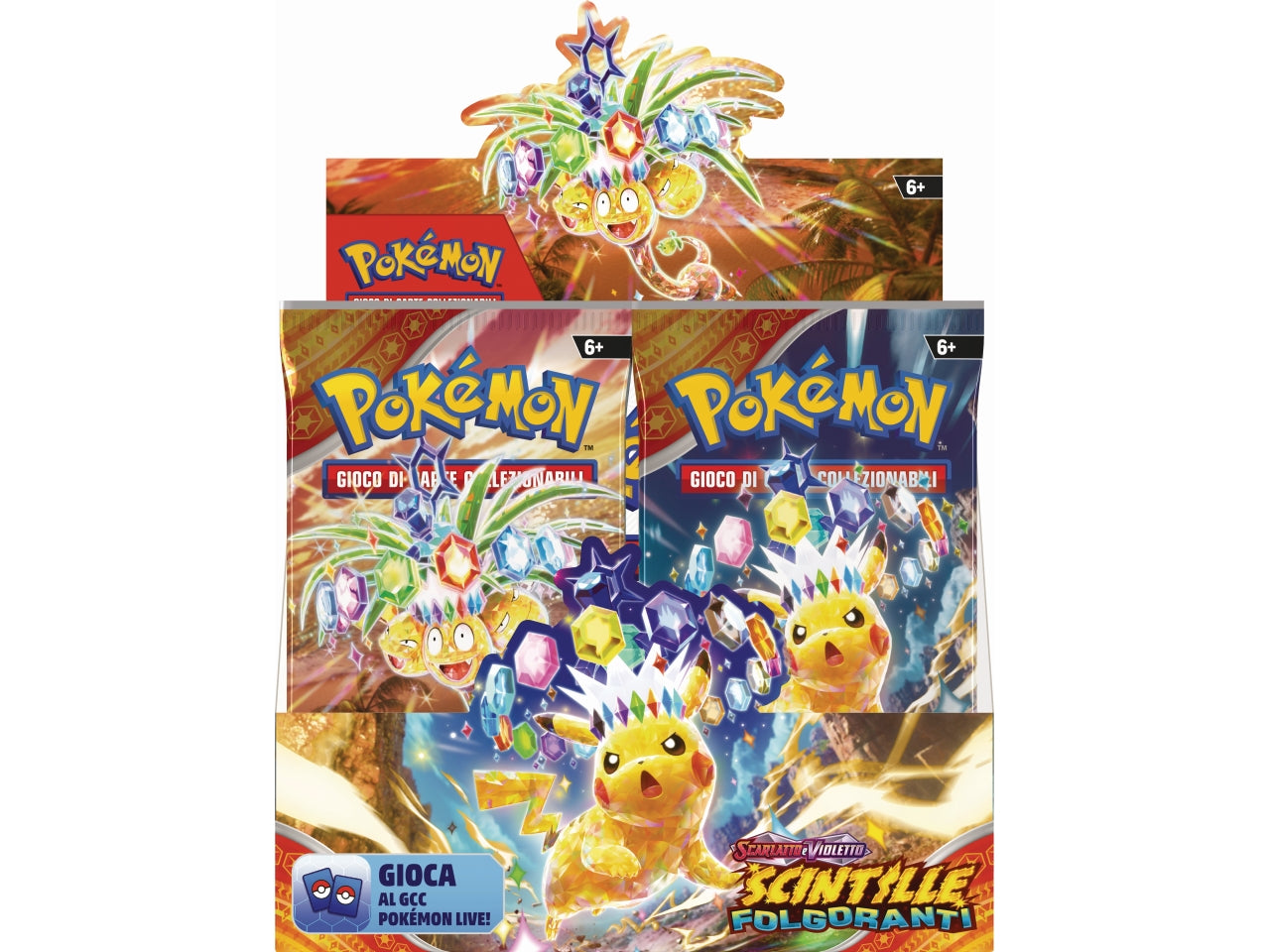 Bustina Singola PokÃ©mon Scarlatto e Violetto 08 - Multicolor, Plastica e Carta, EtÃ  6+ la busta contiene 10 pezzi