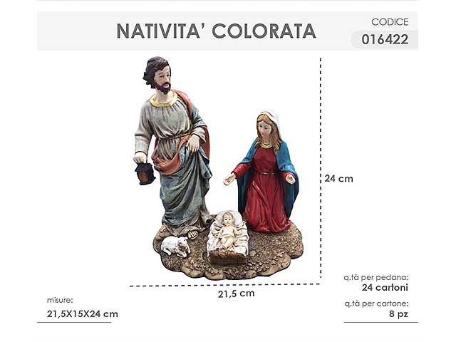 Nativita' 21,5x15x24cm 016422