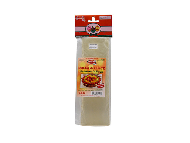Gelatina in fogli 15gr