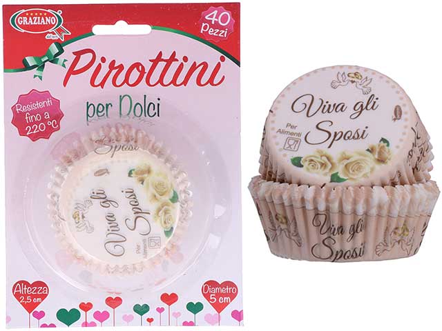 Pirottini matrimonio n7 40 pezzi