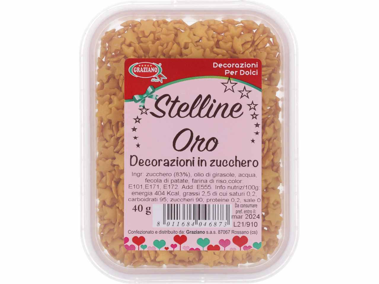 Stelline oro 40gr