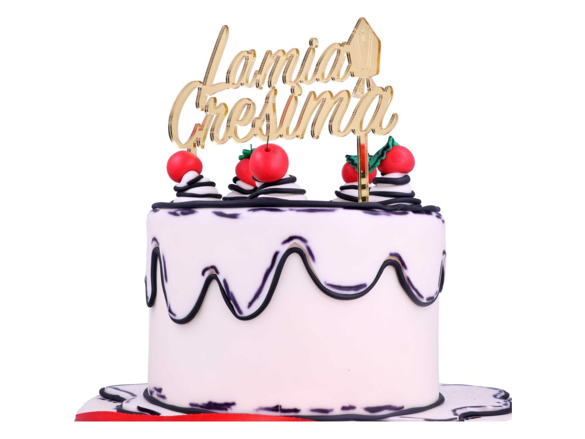 Cake topper cresima plex