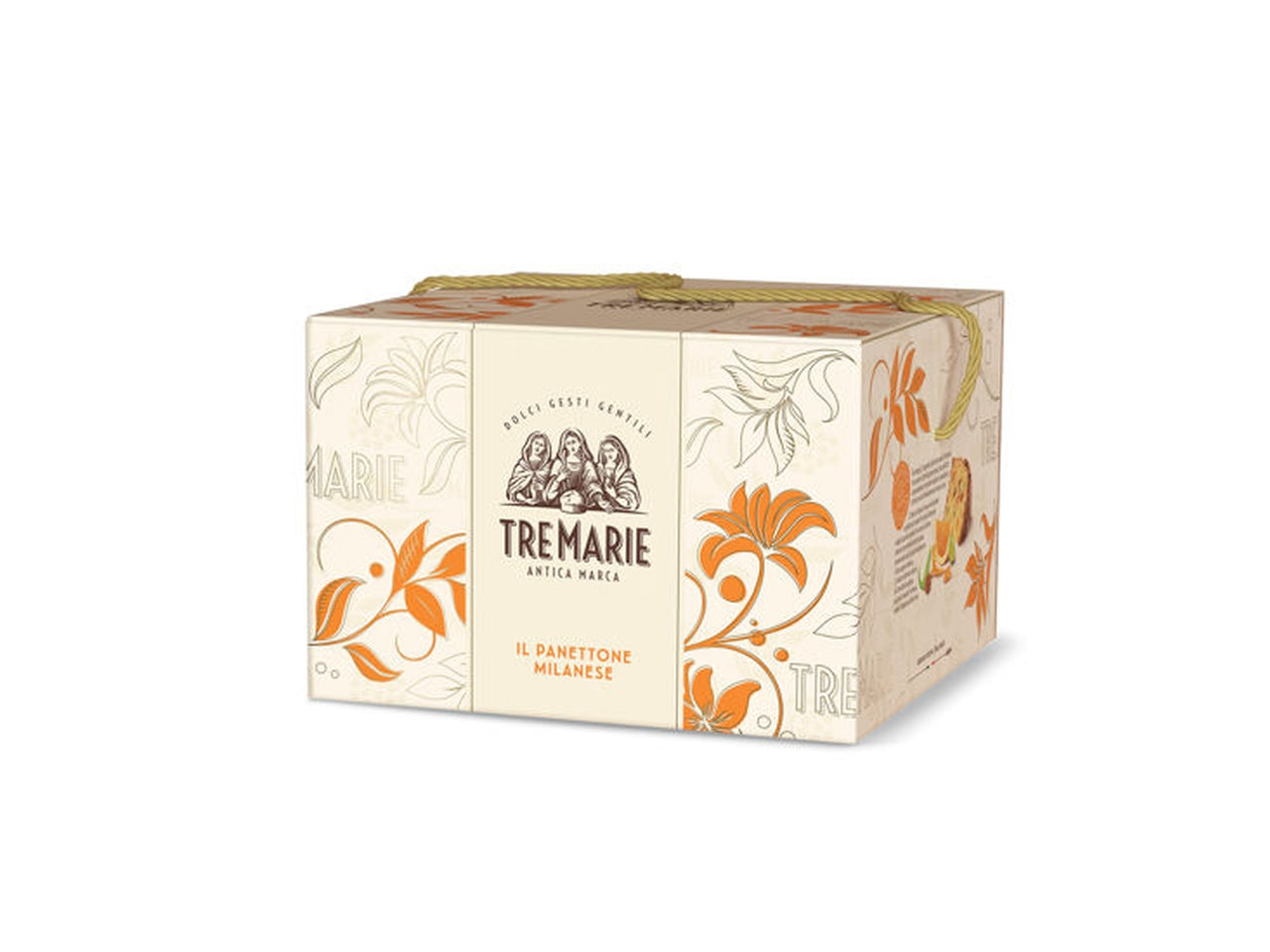 Tre Marie il panettone milanese da 1kg in scatola regalo $