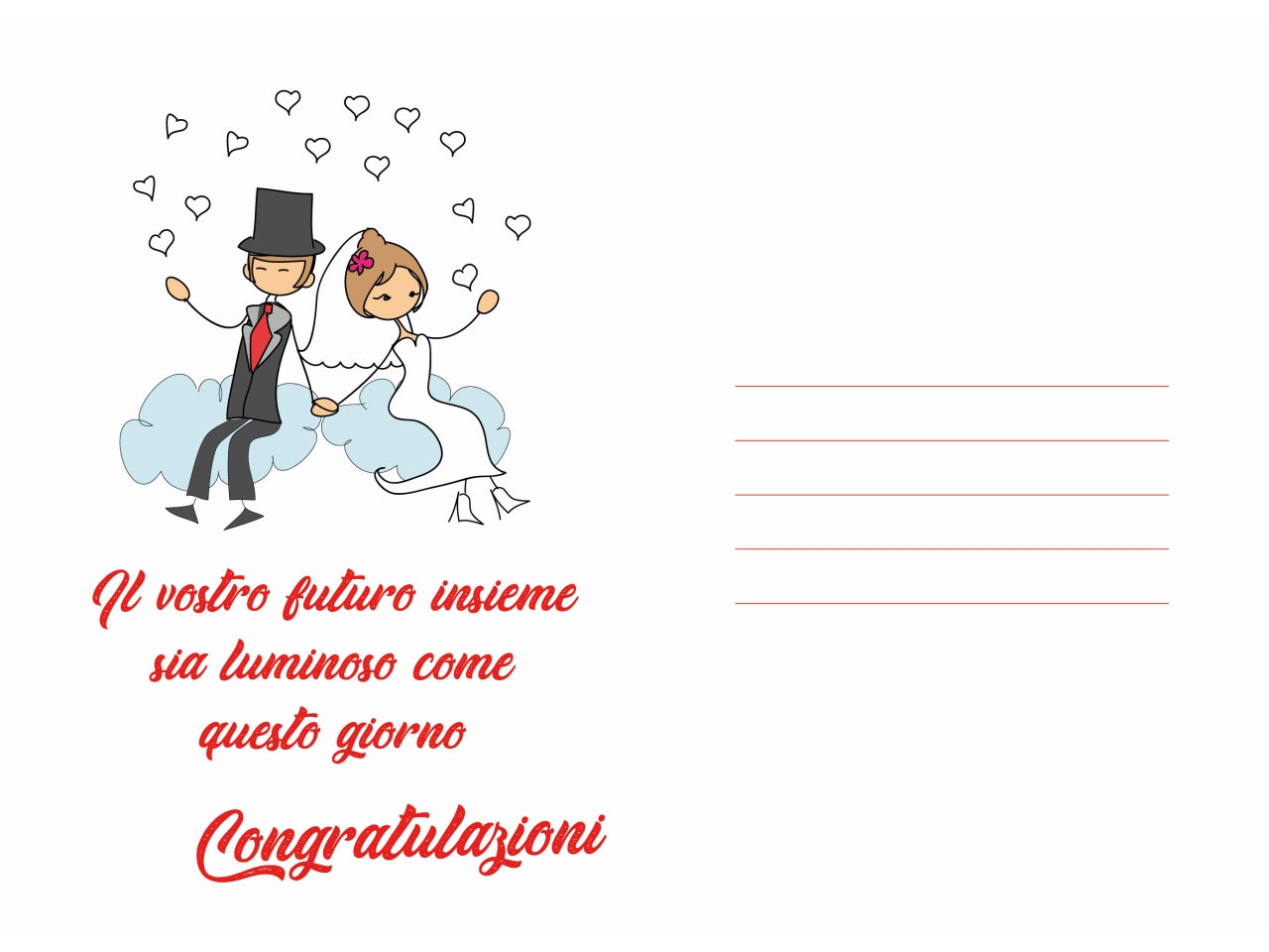 Biglietto auguri laminato 2024 cod. 201 /d
