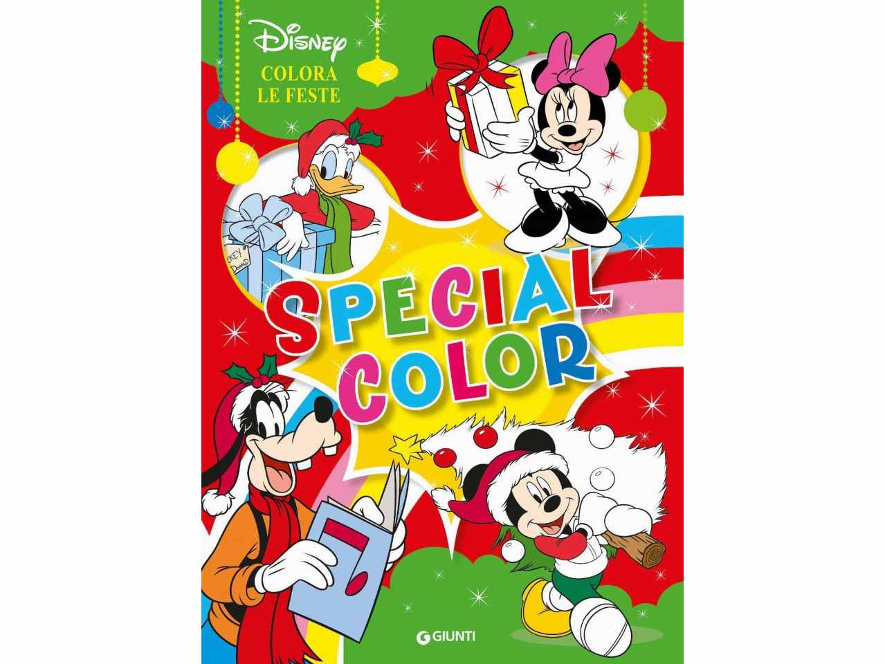 Libro walt disney maxi supercolor colora le feste special color