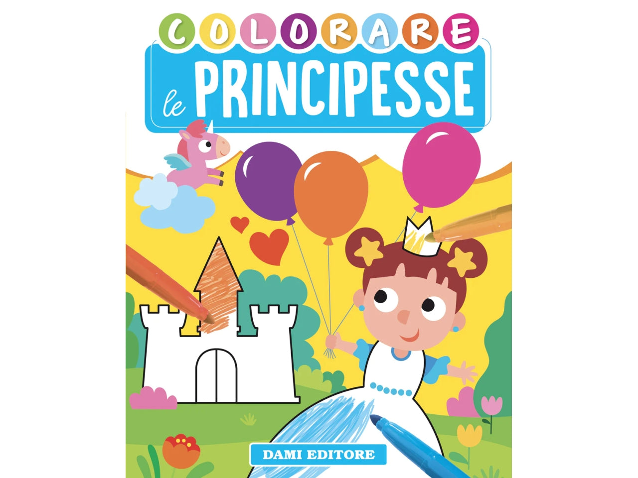 Libro dami editore dami colora le principesse