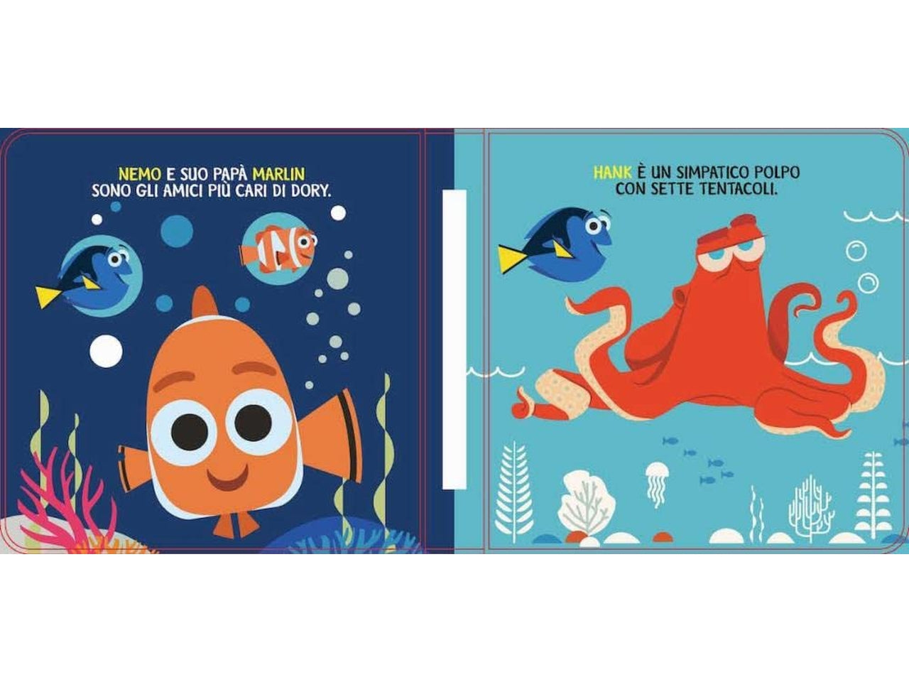 Libro walt disney ora del bagnetto gioca con dory
