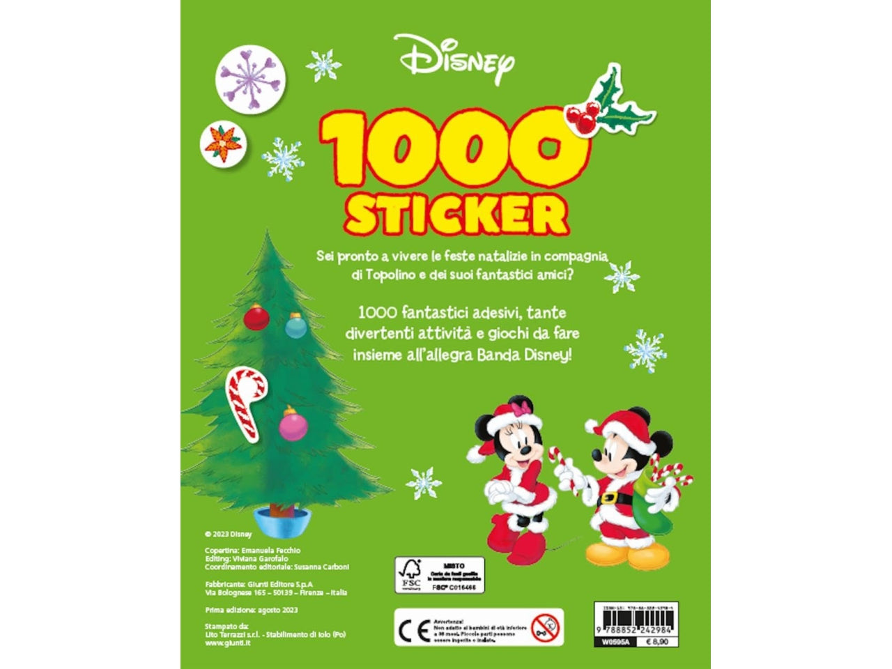 Libro walt disney 500/1000 stickers