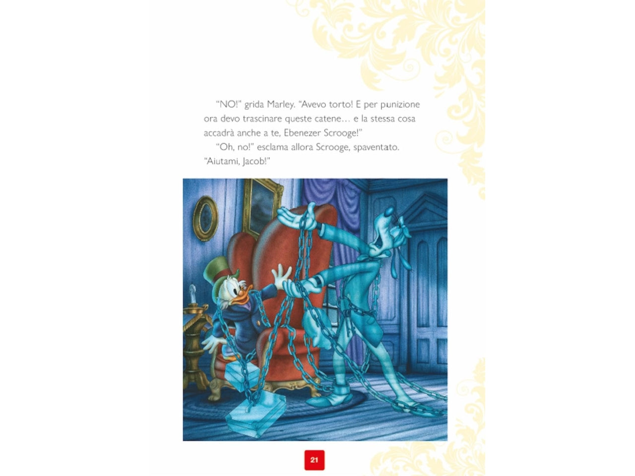 Libro walt disney letteratura a fumetti il canto di natale di topolino