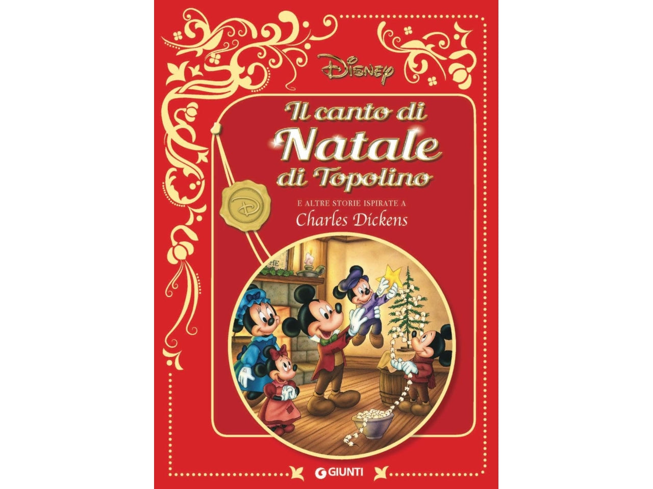 Libro walt disney letteratura a fumetti il canto di natale di topolino